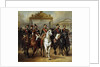 Louis-Philippe and his five sons leaving Versailles Castle by Horace Vernet
