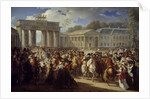 Entry of Napoleon I into Berlin by Charles Meynier