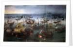 Day seven of the battle with the Armada, 07/08/1588 by Hendrick Cornelisz Vroom