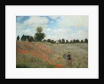 Poppy Field - by Claude Monet