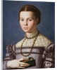 Portrait of a Little Girl with a Book by Agnolo Bronzino