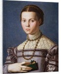 Portrait of a Little Girl with a Book by Agnolo Bronzino