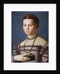 Portrait of a Little Girl with a Book by Agnolo Bronzino