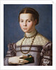 Portrait of a Little Girl with a Book by Agnolo Bronzino
