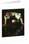 Narcissus by Michelangelo Merisi da Caravaggio