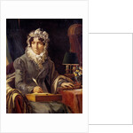 Portrait of Felicite Stephanie Ducrest by Louis Edouard Rioult