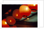 View of japanese lanterns, Dotombor, Osaka, Osaka Prefecture, Kinki Region, Honshu, Japan by Anonymous