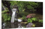 View of lamp in Kenrokuen Garden, Kanazawa, Ishikawa Prefecture, Chubu Region, Honshu, Japan by Anonymous