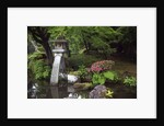 View of lamp in Kenrokuen Garden, Kanazawa, Ishikawa Prefecture, Chubu Region, Honshu, Japan by Anonymous
