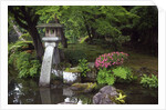 View of lamp in Kenrokuen Garden, Kanazawa, Ishikawa Prefecture, Chubu Region, Honshu, Japan by Anonymous
