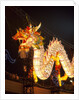 Illuminated Chinese Dragon on New Year's Eve, Hong Kong, China by Anonymous