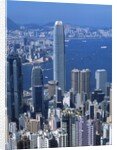 Skyline of Hong Kong seen from Victoria Peak, China by Anonymous
