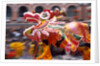 Chinese Dragon dancing on New Year's Eve, Macau, China by Anonymous