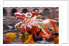 Chinese Dragon dancing on New Year's Eve, Macau, China by Anonymous