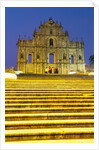 Portuguese ruins of St Paul, Macau, China by Anonymous