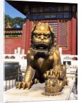 Guardian Lion at Forbidden City on Tiananmen Square, Imperial Palace, Beijing, Dongcheng District, China by Anonymous