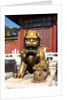 Guardian Lion at Forbidden City on Tiananmen Square, Imperial Palace, Beijing, Dongcheng District, China by Anonymous