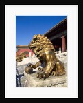 Guardian Lion at Forbidden City on Tiananmen Square, Imperial Palace, Beijing, Dongcheng District, China by Anonymous