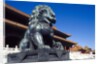 Guardian Lion at Forbidden City on Tiananmen Square, Imperial Palace, Beijing, Dongcheng District, China by Anonymous