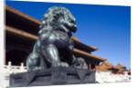 Guardian Lion at Forbidden City on Tiananmen Square, Imperial Palace, Beijing, Dongcheng District, China by Anonymous