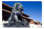 Guardian Lion at Forbidden City on Tiananmen Square, Imperial Palace, Beijing, Dongcheng District, China by Anonymous