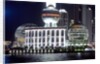 International Convention Centre at night, Shanghai, China by Anonymous