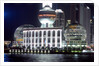 International Convention Centre at night, Shanghai, China by Anonymous