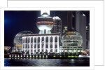 International Convention Centre at night, Shanghai, China by Anonymous
