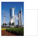 High Rise and TV Tower, Pudong, Shanghai, China by Anonymous