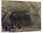 Cave used as warehouse for salt in Dieppedalle by Jean-Pierre Houel