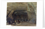 Cave used as warehouse for salt in Dieppedalle by Jean-Pierre Houel