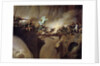The passage of the Devil's Bridge at Saint Gothard col by Johann Baptist Seele