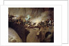 The passage of the Devil's Bridge at Saint Gothard col by Johann Baptist Seele