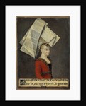 Portrait of Macee Leodepard, wife of the French trader Jacques Coeur by Anonymous
