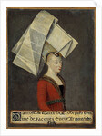 Portrait of Macee Leodepard, wife of the French trader Jacques Coeur by Anonymous