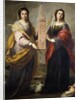 Saints Justa and Rufina, patronesses of Sevilla by Bartolome Esteban Murillo