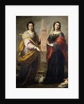 Saints Justa and Rufina, patronesses of Sevilla by Bartolome Esteban Murillo