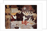 John Banister giving an anatomical lesson at the Barber-Surgeon's Hall in 1548 by Anonymous