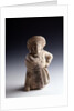 Musical instrument depicting a ball player by Anonymous