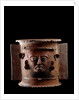 Funeral urn depicting a human face by Anonymous
