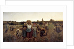 Calling in the Gleaners by Jules Breton