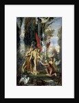 The Greek poet Hesiod and the Muses by Gustave Moreau