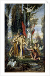 The Greek poet Hesiod and the Muses by Gustave Moreau