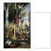 The Greek poet Hesiod and the Muses by Gustave Moreau