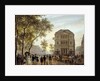 View of the Theatre de l'Ambigu-Comique and Boulevard Saint-Martin by Giuseppe Canella