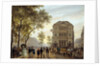 View of the Theatre de l'Ambigu-Comique and Boulevard Saint-Martin by Giuseppe Canella