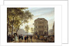 View of the Theatre de l'Ambigu-Comique and Boulevard Saint-Martin by Giuseppe Canella