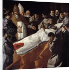 Exposure of the body of Saint Bonaventure by Francisco de Zurbaran