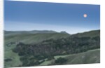 Full Moon Over the Central Coast by Anonymous