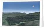 Full Moon Over the Central Coast by Anonymous